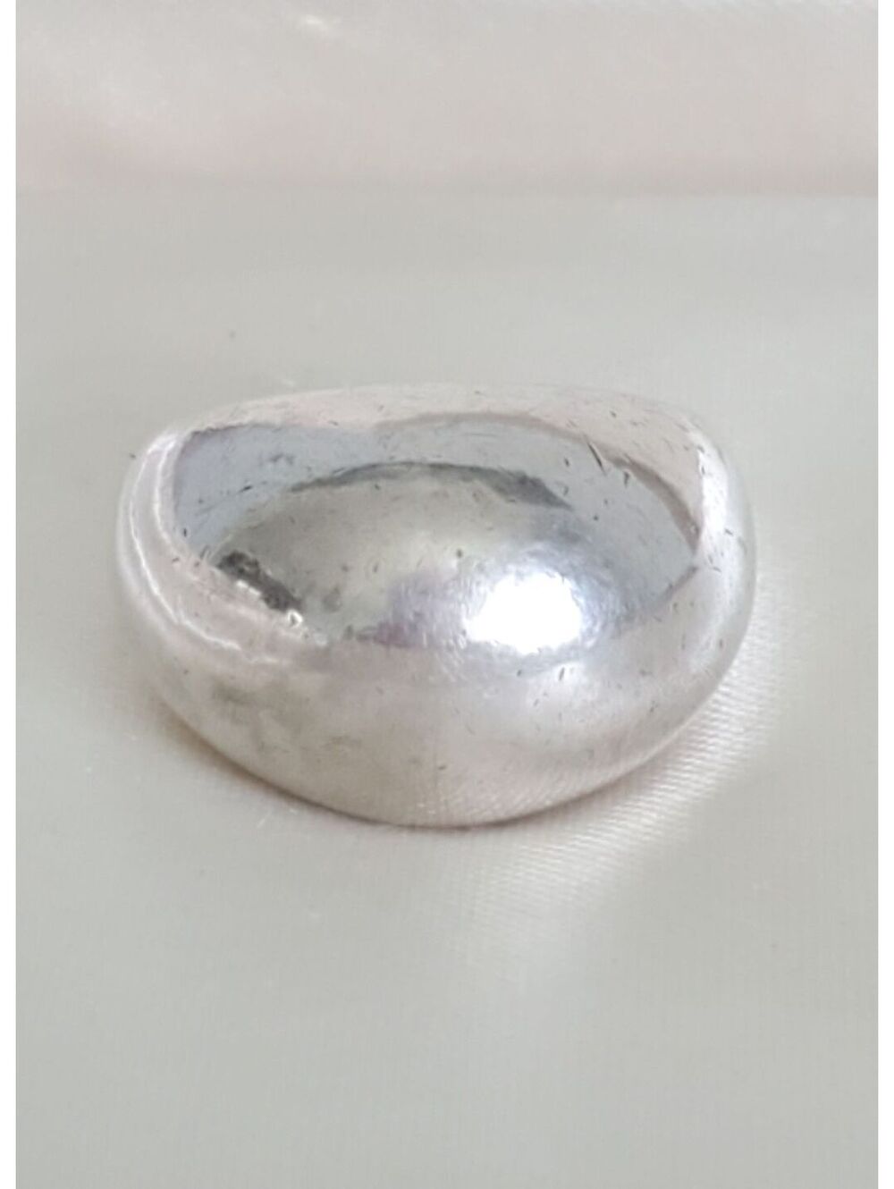 Vintage Sterling Silver Chunky Dome Ring